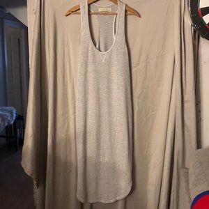 Abercrombie and fitch beach style stretchy dress scalloped bottom